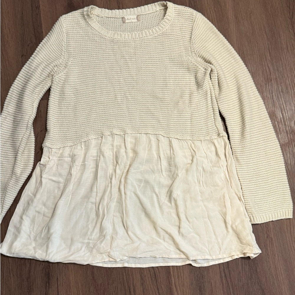 Altar'd State Cream Knit Sweater
